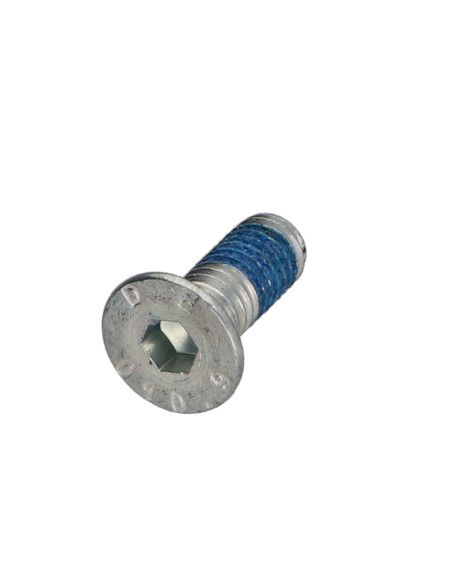 Parafuso de metais cabeça fresada hexagonal oca FHC M6X16 rosca total classe 10.9 chave de 4 Freio roscado Aço zinco