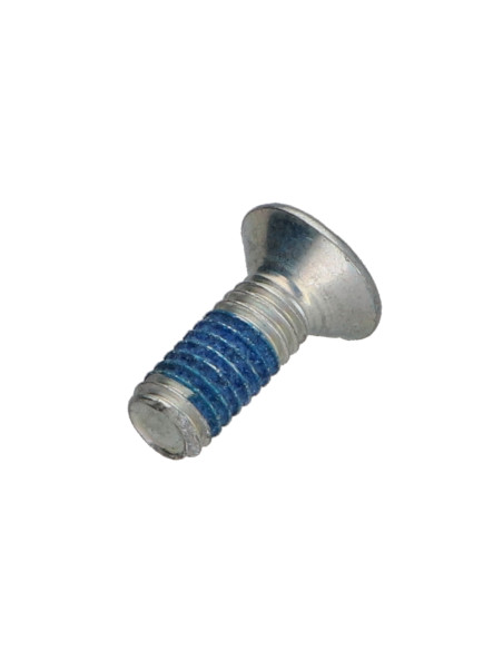 Parafuso de metais cabeça fresada hexagonal oca FHC M6X16 rosca total classe 10.9 chave de 4 Freio roscado Aço zinco