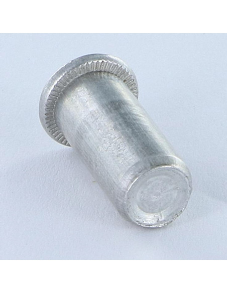 Porca rebite cabeça plana tapada M6X20,5 ALPB 25 Alumínio