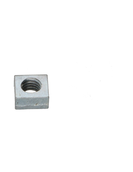 Porca Quadrada M5 8X8X4 Aço zinco branco - Parafuso Express