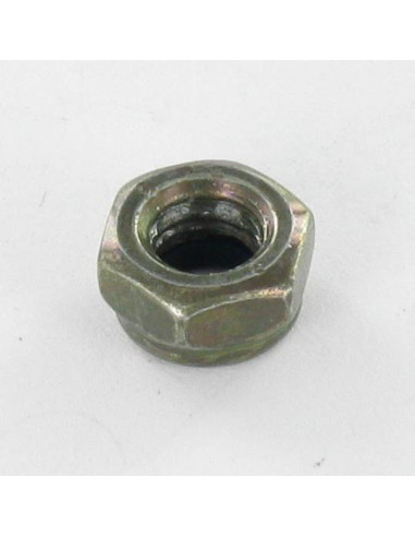 Porca autoblocante M6 Aço bruto Verde OLIV - Parafuso Express