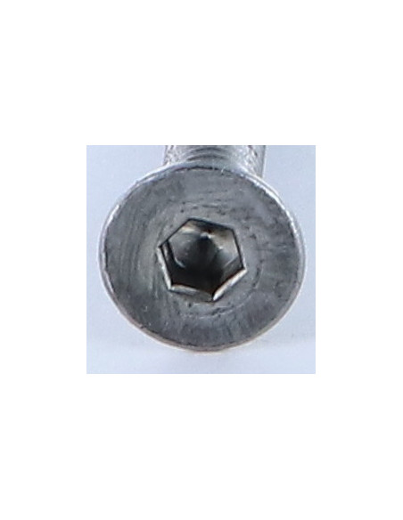 Parafuso de metais cabeça fresada hexagonal oca FHC M6X60 roscado sobre 60 chave de 4 Aço bruto