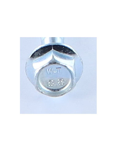 Parafuso de metais cabeça hexagonal M6X30 roscado sobre 18 rosca parcial flange com gola serrilhada Classe 8.8 Aço