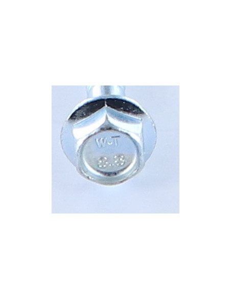 Parafuso de metais cabeça hexagonal M6X30 roscado sobre 18 rosca parcial flange com gola serrilhada Classe 8.8 Aço