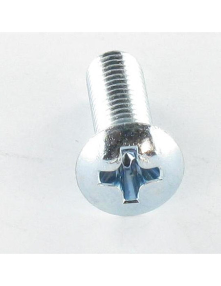 Parafuso de metais cabeça fresada de panela Pozi M5X20 Aço zinco branco