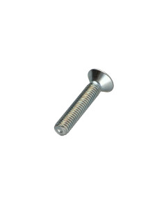 Parafuso de metais cabeça fresada hexagonal oca FHC chave de 8 M12X30 rosca total classe 10.9 Aço zinco branco 2