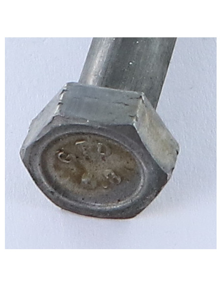 Corpo de parafuso cabeça hexagonal M8X80 Classe 6.8 Aço bruto