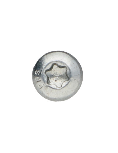 Parafusos de madeira e aglomerado TEKOR cabeça redonda TORX T10 3X16 rosca total cut ponto antifenda tipo 17 Aço