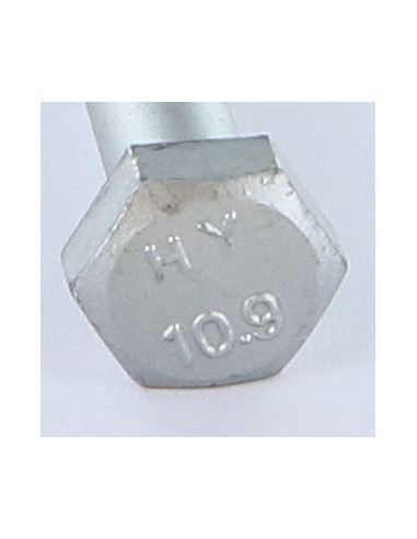 Corpo de parafuso cabeça hexagonal M10X120 classe 10.9 Aço bruto GEOM500B