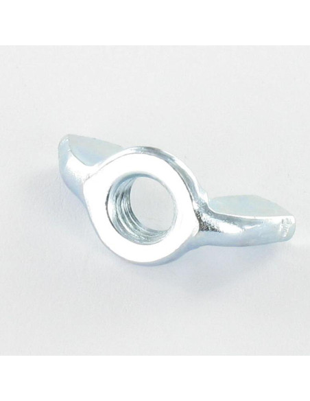 Porca borboleta M18 forma americana Aço zinco branco