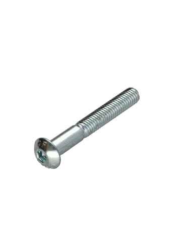 Parafuso de metais Parafuso de Cabeça Oca Sextavada M6X40 rosca parcial classe 10.9 chave de 4 Aço zinco branco