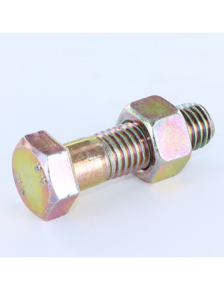 Parafuso (vendido com porca) cabeça hexagonal M12X25 Dicromato