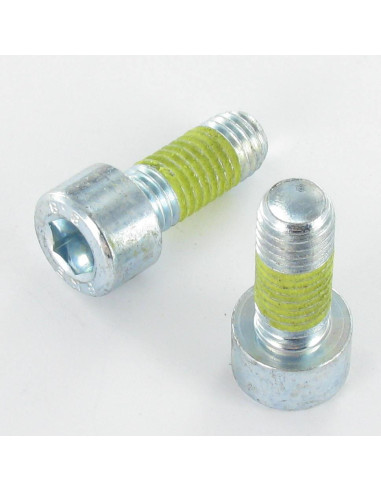 Parafuso de metais Parafuso cabeça oca sextavada M8X30 roscado sobre 28 Classe 8.8 chave de 6 Aço zinco branco Freio