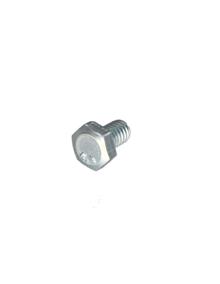 Parafuso de metais cabeça hexagonal M5X8 Classe 8.8 Aço zinco branco