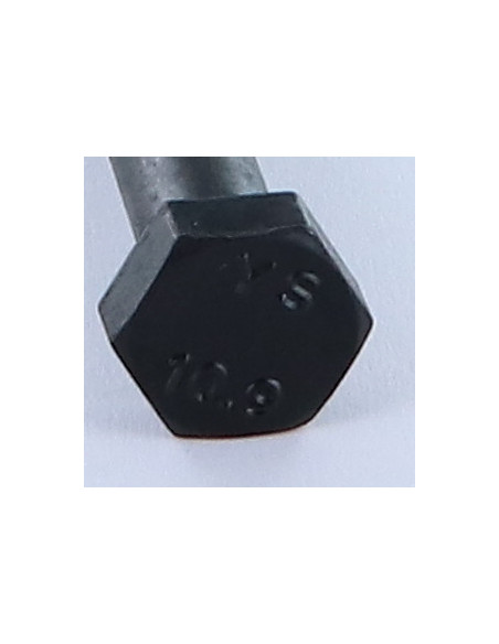 Corpo de parafuso cabeça hexagonal M10X85 roscado sobre 15 classe 10.9 Aço bruto