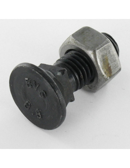 Parafuso arado GOLA QUADRADA DE CABEÇA DE EMBEBER M12X60 Classe 8.8 Aço bruto
