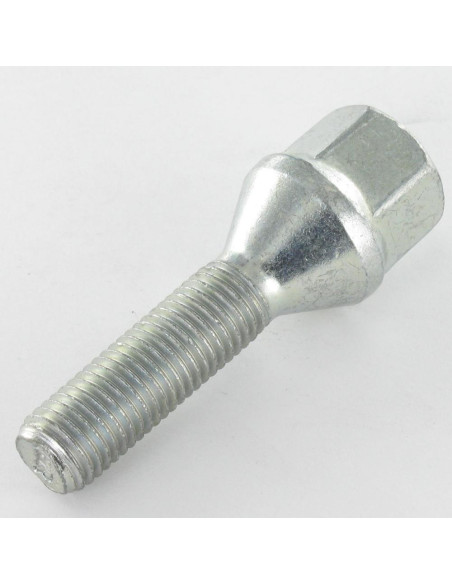 Parafuso RODA M12X22 passo de rosca de 125 S/PL19 classe 10.9 Aço zinco branco