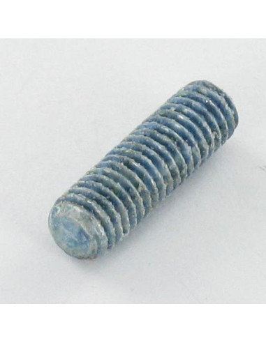 Parafuso de metais sem cabeça sextavado oco chave de 3 M6X20 perno plano Aço zinco branco LOCTITE azul
