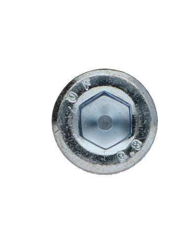 Parafuso de metais Parafuso cabeça oca sextavada M8X30 Classe 8.8 chave de 6 Aço zinco branco Freio roscado