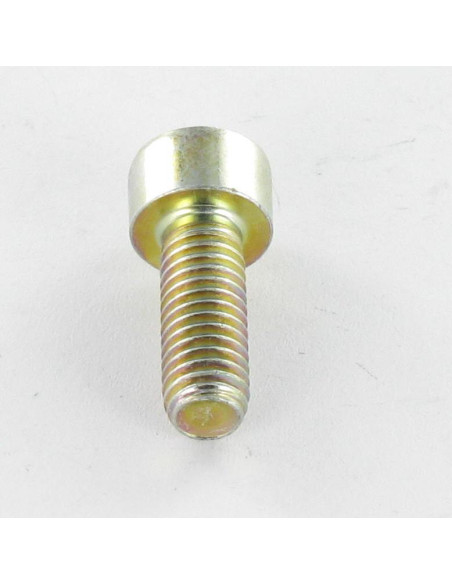 Parafuso de metais Parafuso cabeça oca sextavada M4X25 rosca total Classe 8.8 chave de 3 Dicromato
