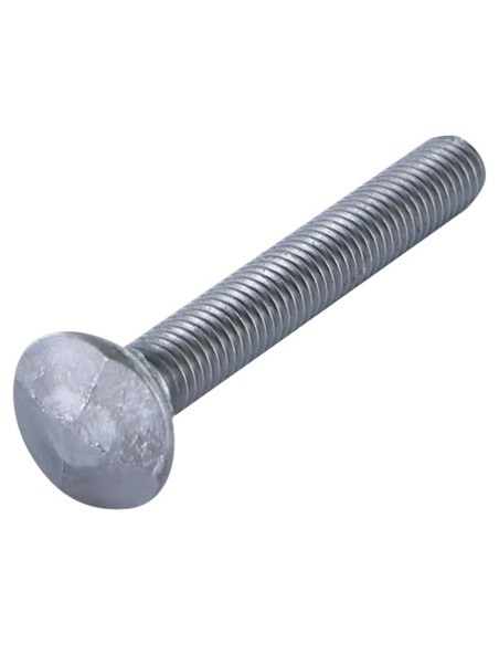 Parafuso cabeça redonda gola quadrada cabeça DIAMANTE M8X70 Aço zinco preto