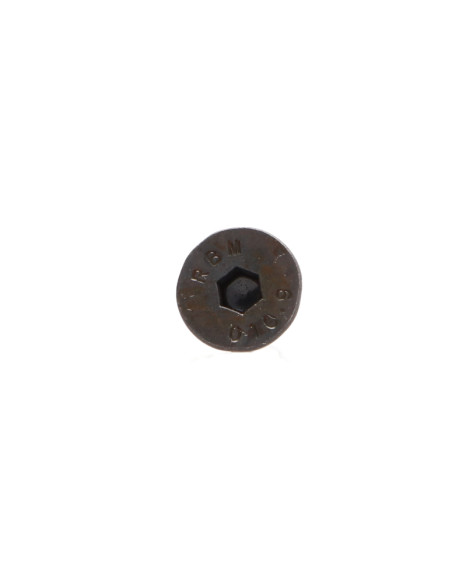 Parafuso de metais cabeça fresada hexagonal oca FHC chave de 2 M3X20 rosca total classe 10.9 Aço bruto