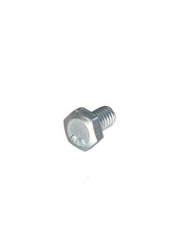 Parafuso de metais cabeça hexagonal M4X8 Classe 8.8 Aço zinco branco
