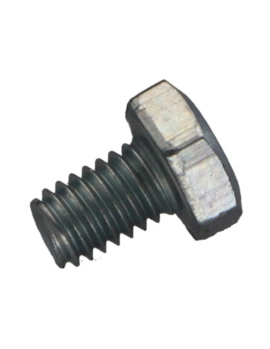 Parafuso de metais cabeça hexagonal M4X8 Classe 8.8 Aço zinco branco