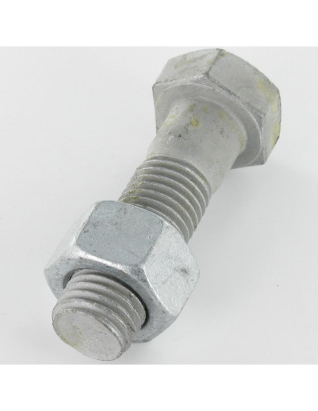 Parafuso (vendido com porca) cabeça hexagonal M20X130 Classe 8.8 SB forte resistência à corrosão Aço galvanizado