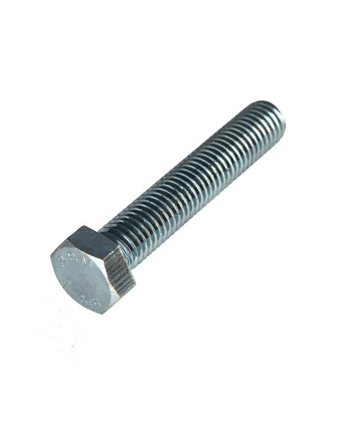 Parafuso de metais cabeça hexagonal M12X65 Classe 8.8 Aço zinco branco