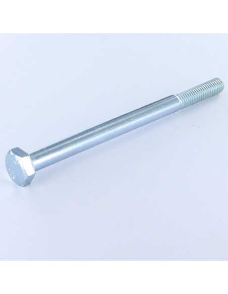 Corpo de parafuso cabeça hexagonal M10X120 classe 10.9 Aço zinco branco