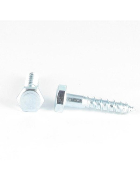 Parafusos Tirefond 10X200 forte resistência à corrosão Aço galvanizado a quente