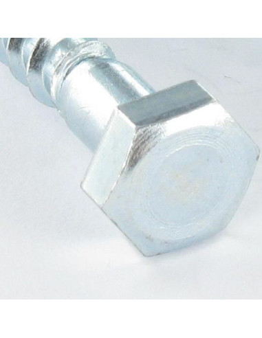 Parafusos Tirefond 10X200 forte resistência à corrosão Aço galvanizado a quente
