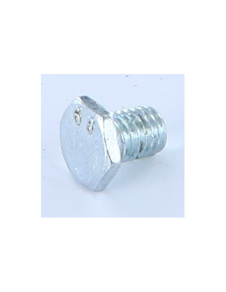 Parafuso de metais cabeça hexagonal M10X20 Classe 4.8 Aço zinco branco