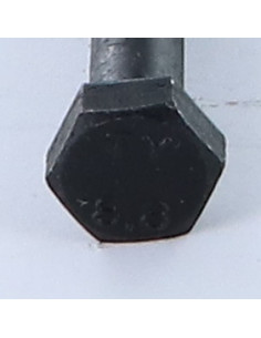 Corpo de parafuso cabeça hexagonal M8X120 Classe 8.8 Aço bruto 2