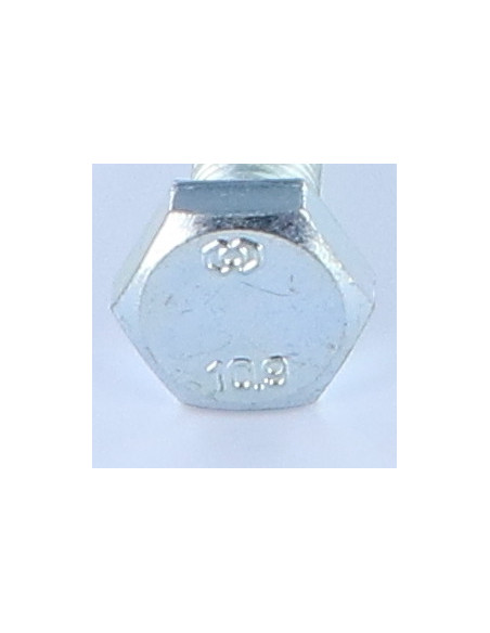 Parafuso de metais cabeça hexagonal M10X40 classe 10.9 rosca total passo de rosca fino passo de rosca de 100 Aço