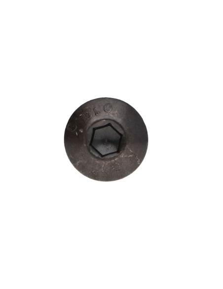 Parafuso de metais Parafuso de Cabeça Oca Sextavada M3X25 rosca parcial classe 10.9 chave de 2 Aço zinco branco