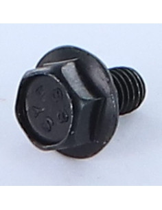 Parafuso de metais cabeça hexagonal M8X20 flange com gola serrilhada Classe 8.8 Aço zinco preto