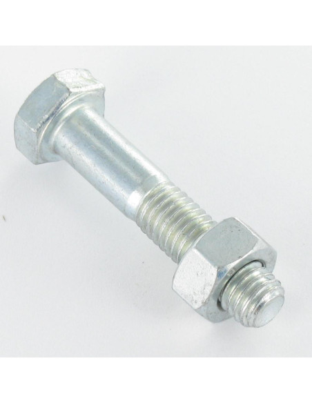 Parafuso (vendido com porca) cabeça hexagonal M20X100 Classe 8.8 SB Aço zinco branco