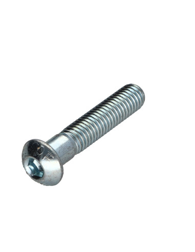 Parafuso de metais Parafuso de Cabeça Oca Sextavada M8X40 roscado sobre 32 classe 10.9 chave de 5 Aço zinco branco