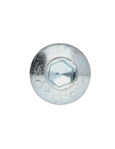 Parafuso de metais Parafuso de Cabeça Oca Sextavada M8X40 roscado sobre 32 classe 10.9 chave de 5 Aço zinco branco