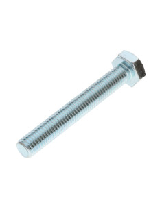 Parafuso de metais cabeça hexagonal M8X70 classe 10.9 Aço zinco branco 2