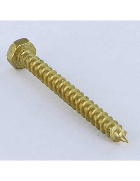 Parafusos Tirefond Bronze 6X60 FIO TOTAL T.FEND - Parafuso Express