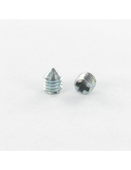 Parafuso de metais sem cabeça phillips M8X10 Zamak Aço zinco branco