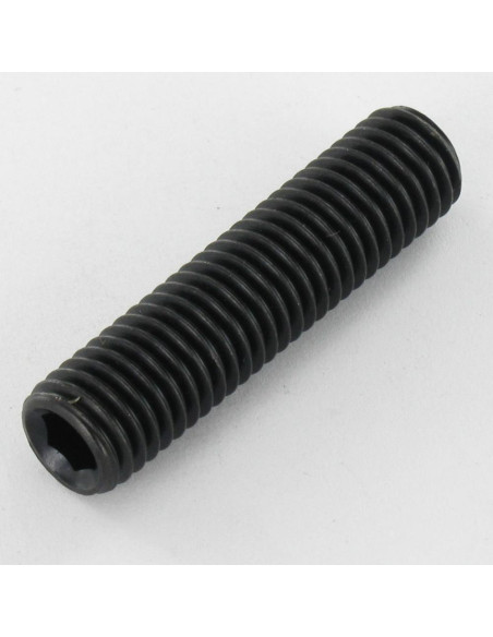 Parafuso de metais sem cabeça sextavado oco chave de 2.5 M5X8 perno roscado Aço zinco preto