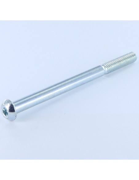 Parafuso de metais Parafuso de Cabeça Oca Sextavada M8X110 roscado sobre 32 classe 10.9 chave de 5 Aço zinco branco