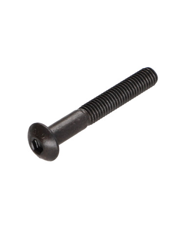 Parafuso de metais Parafuso de Cabeça Oca Sextavada M5X45 rosca parcial classe 10.9 chave de 3 Aço bruto