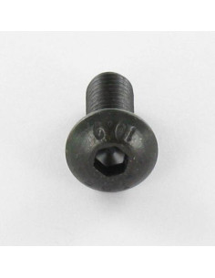 Parafuso de metais Parafuso de Cabeça Oca Sextavada M8X50 rosca total classe 10.9 chave de 5 Aço zinco preto 2