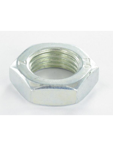Porca hexagonal baixa hm/contraporca M39 classe 8 Aço zinco branco