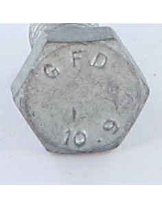 Parafuso de metais cabeça hexagonal M14X40 classe 10.9 Aço bruto GEOMÉTRICO 500A 2